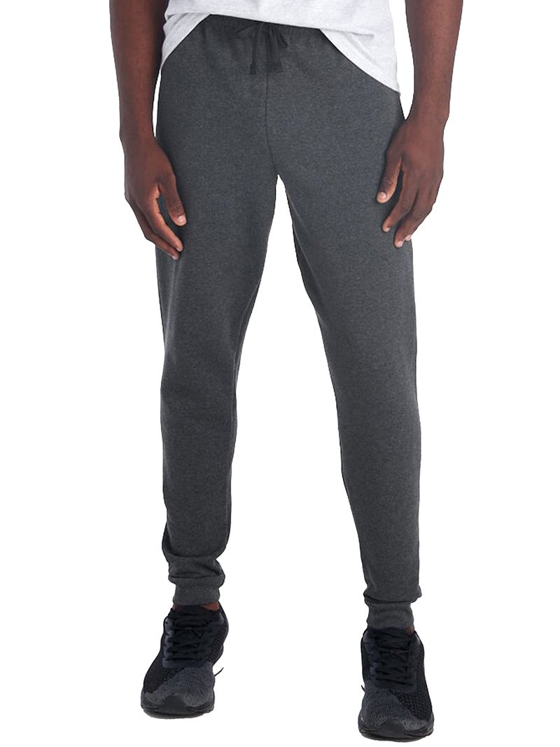 Jerzees Men's NuBlend Fleece Joggers & Sweatpants, Joggers-Heather Black, Medium - Image 1